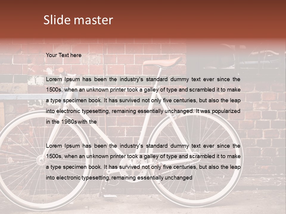 Nobody White Building PowerPoint Template