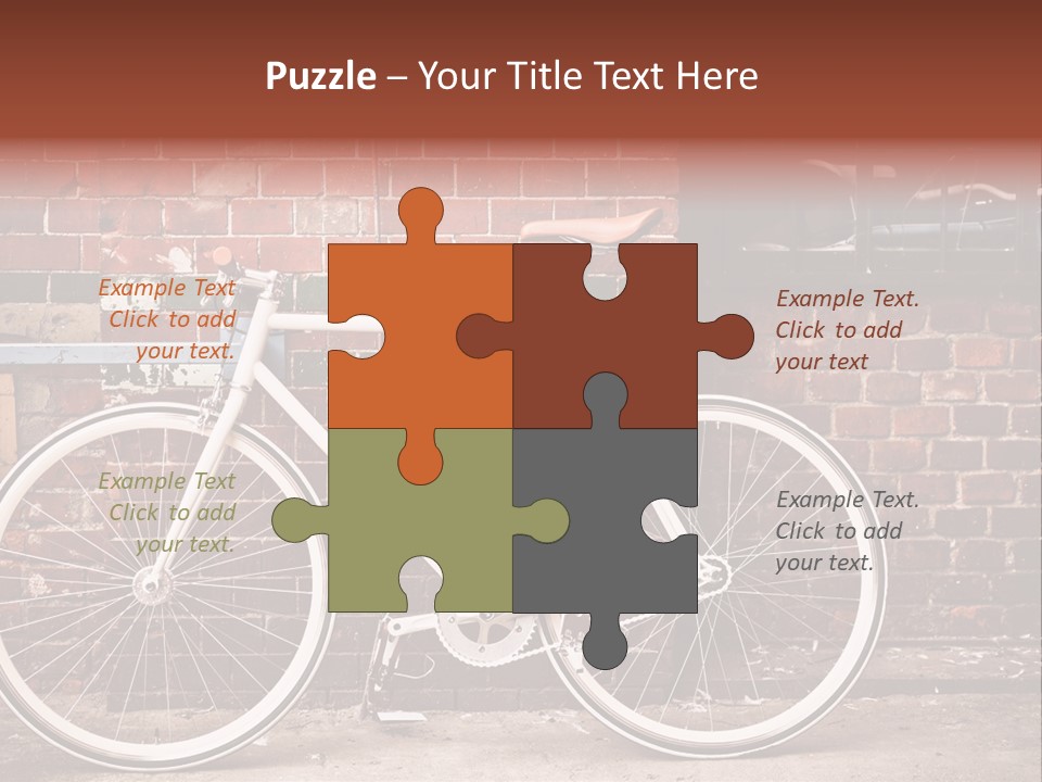 Nobody White Building PowerPoint Template