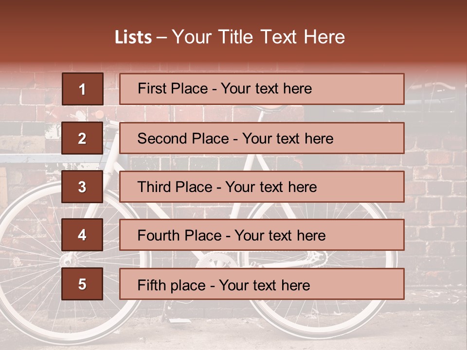 Nobody White Building PowerPoint Template