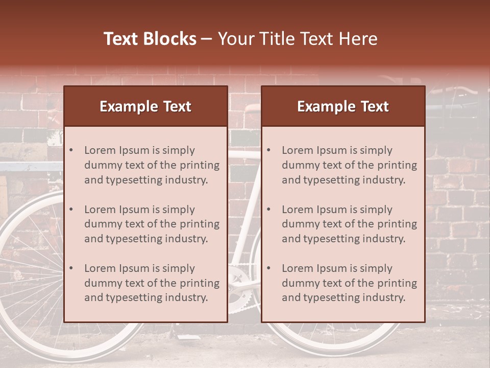 Nobody White Building PowerPoint Template