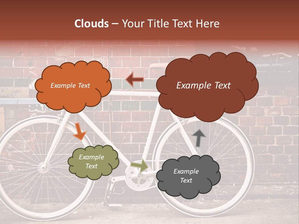 Nobody White Building PowerPoint Template