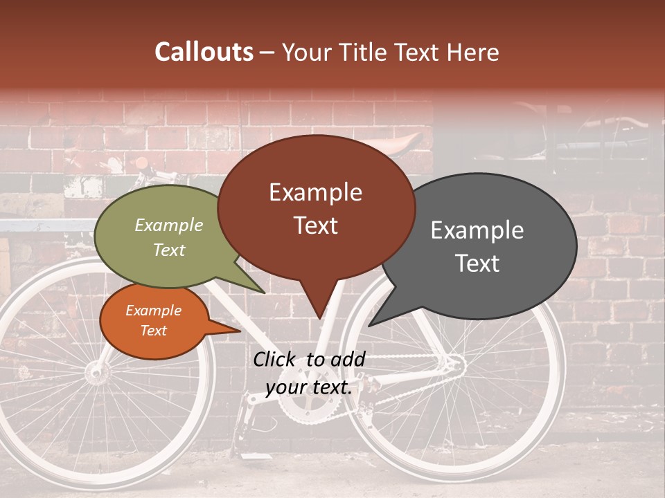 Nobody White Building PowerPoint Template