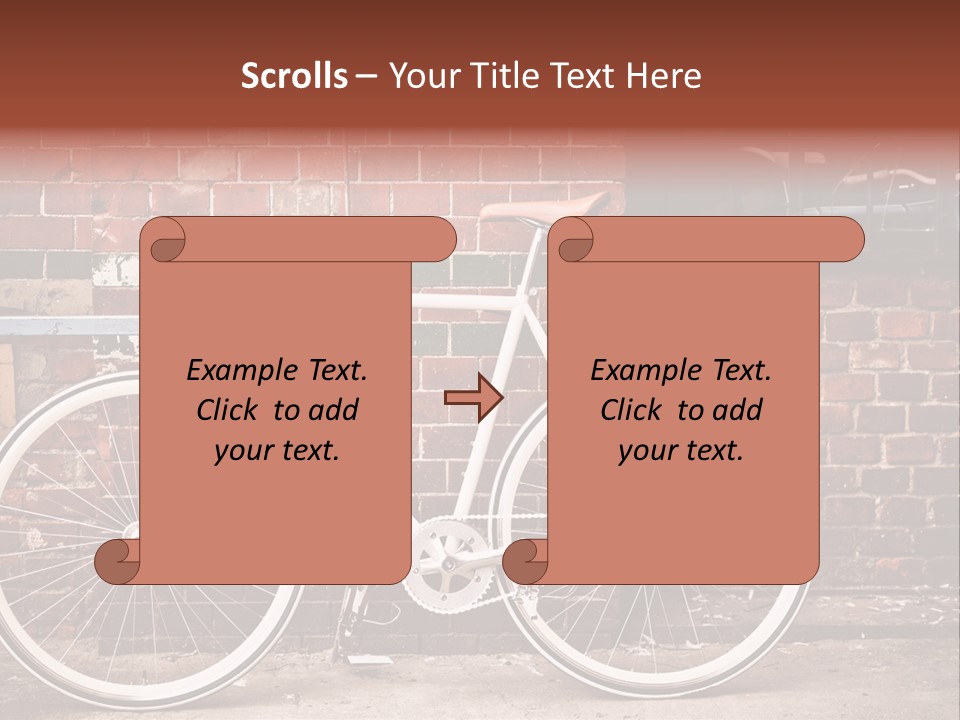 Nobody White Building PowerPoint Template