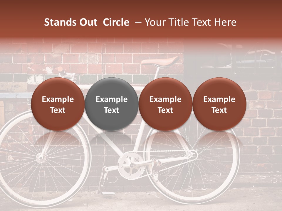 Nobody White Building PowerPoint Template