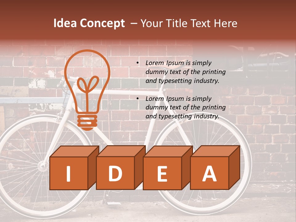 Nobody White Building PowerPoint Template