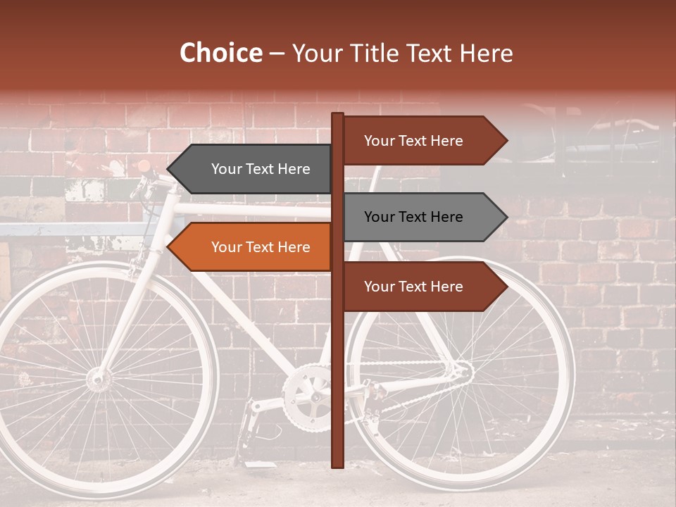 Nobody White Building PowerPoint Template