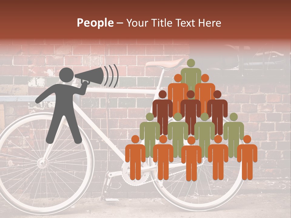 Nobody White Building PowerPoint Template