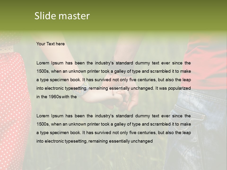 People Affectionate Valentine PowerPoint Template