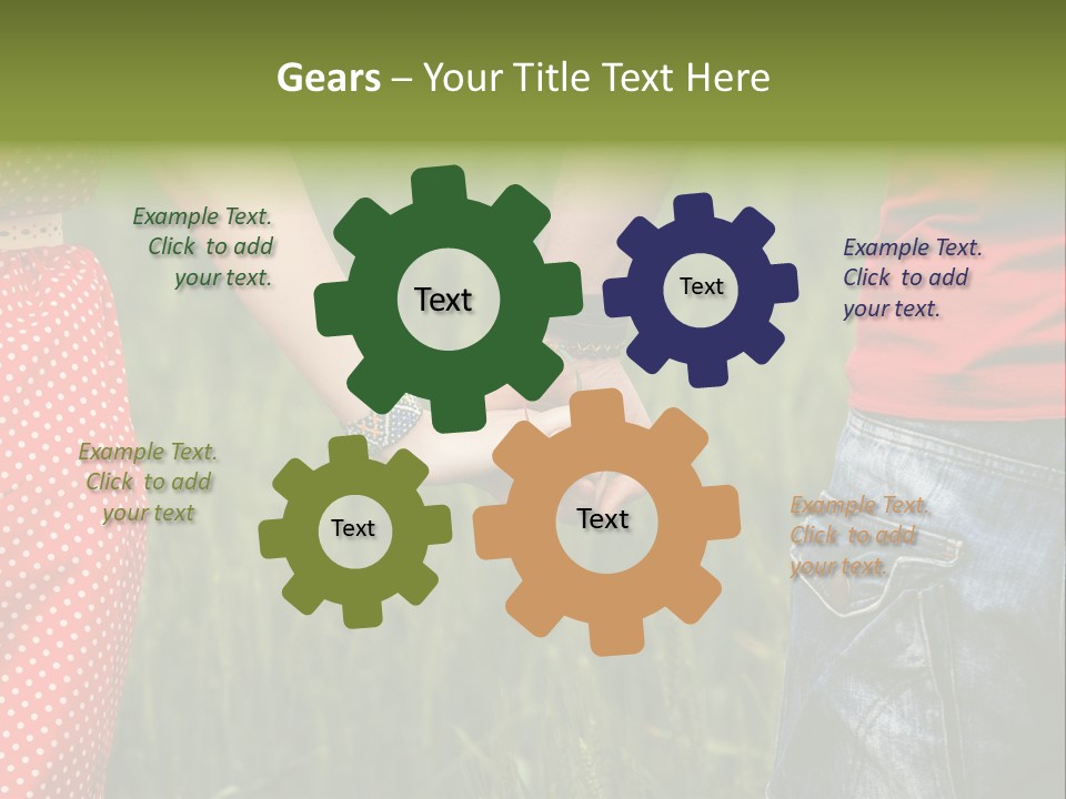 People Affectionate Valentine PowerPoint Template