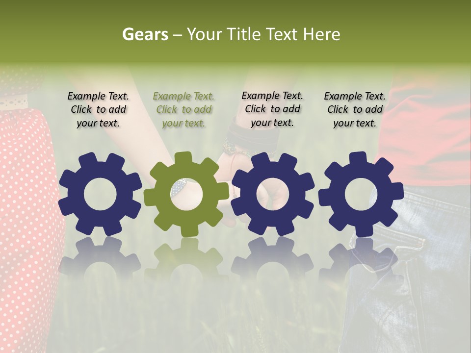 People Affectionate Valentine PowerPoint Template