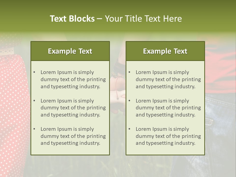 People Affectionate Valentine PowerPoint Template