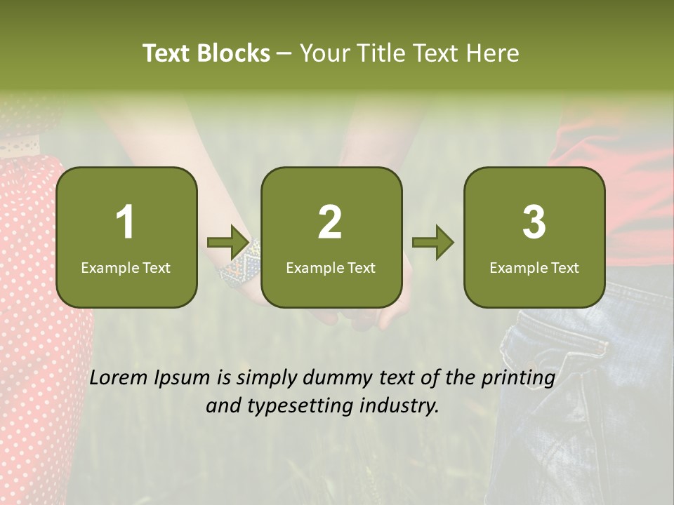 People Affectionate Valentine PowerPoint Template