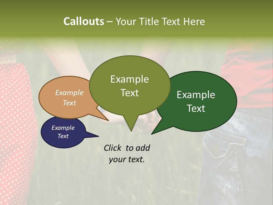 People Affectionate Valentine PowerPoint Template