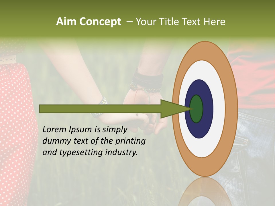 People Affectionate Valentine PowerPoint Template