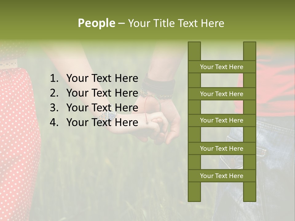 People Affectionate Valentine PowerPoint Template