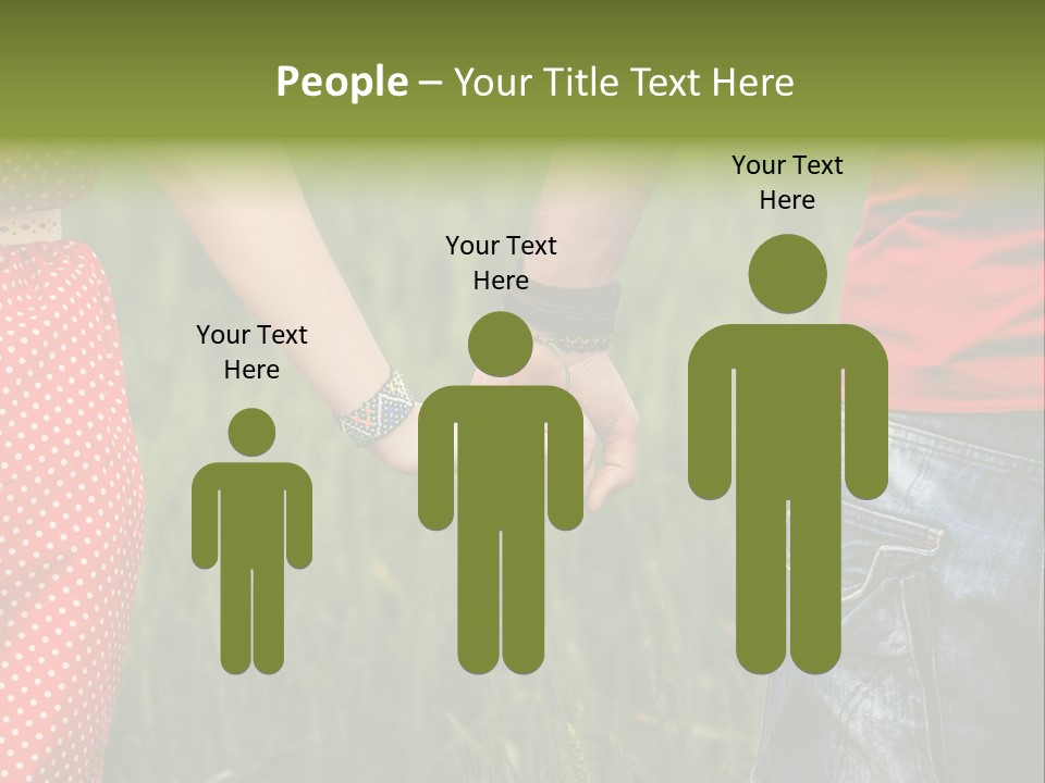 People Affectionate Valentine PowerPoint Template