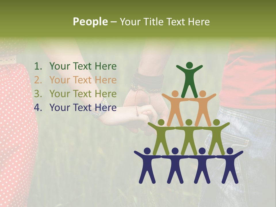 People Affectionate Valentine PowerPoint Template