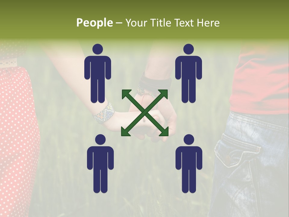 People Affectionate Valentine PowerPoint Template