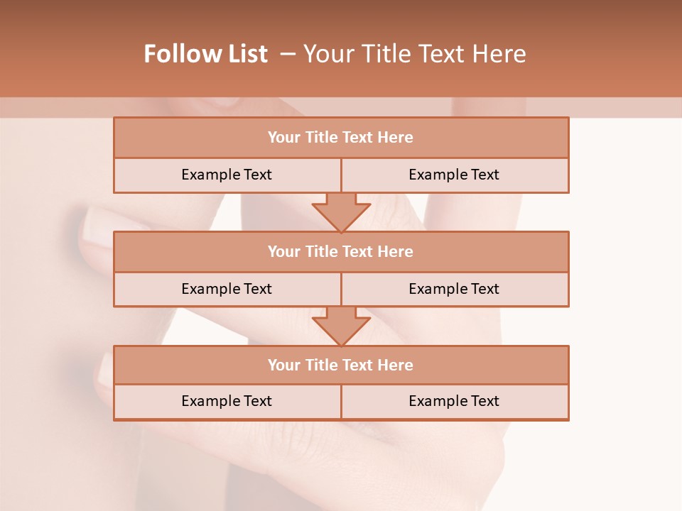 Health Skincare Shoulders PowerPoint Template