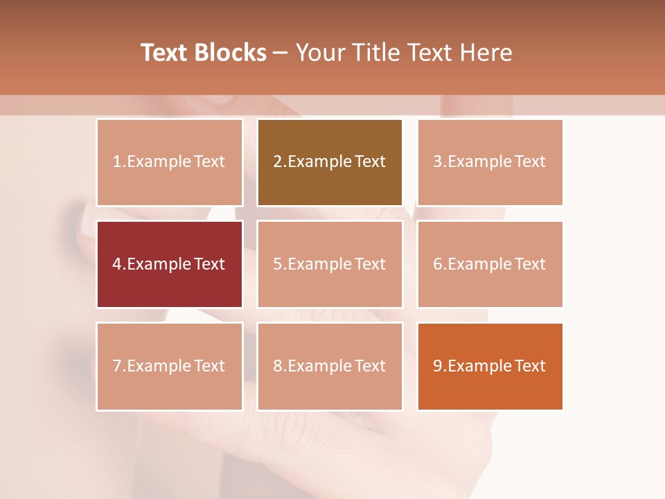 Health Skincare Shoulders PowerPoint Template