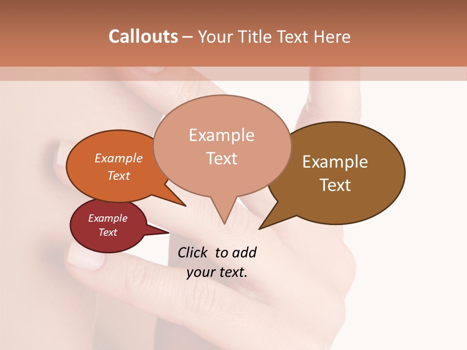 Health Skincare Shoulders PowerPoint Template
