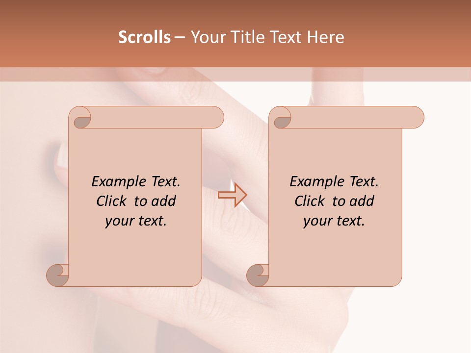 Health Skincare Shoulders PowerPoint Template