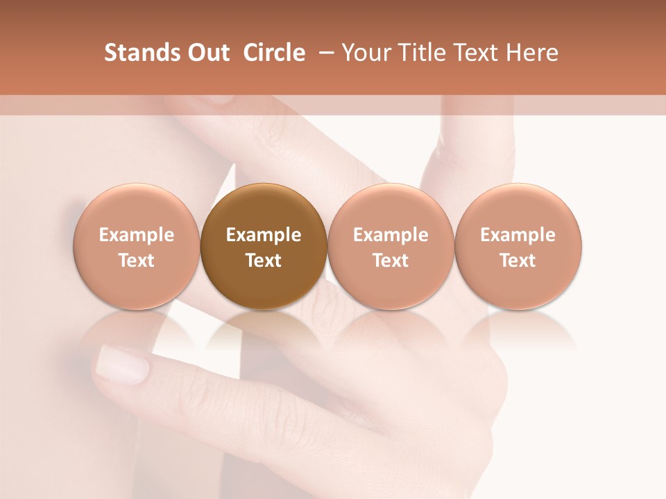 Health Skincare Shoulders PowerPoint Template