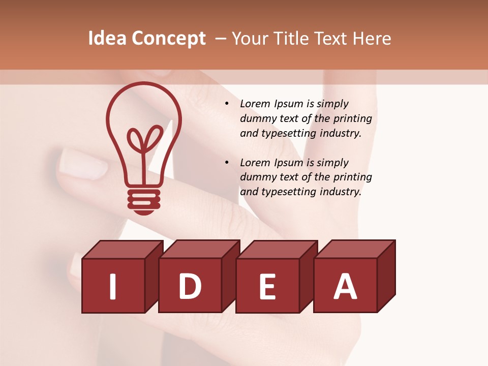 Health Skincare Shoulders PowerPoint Template