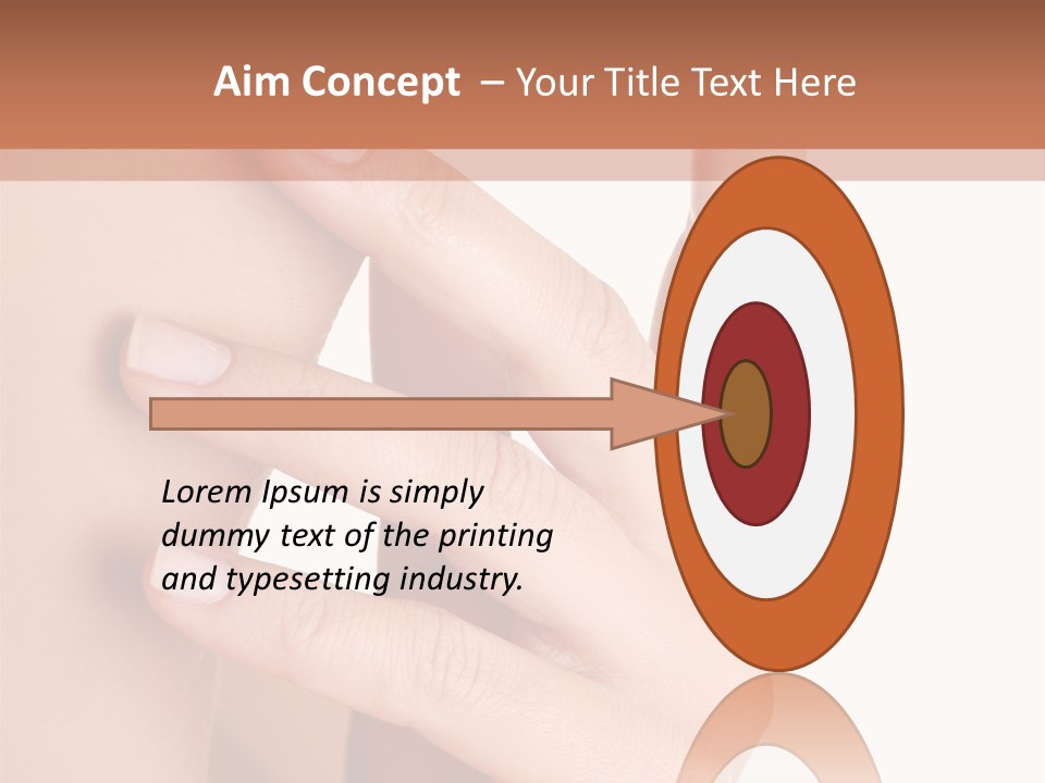 Health Skincare Shoulders PowerPoint Template