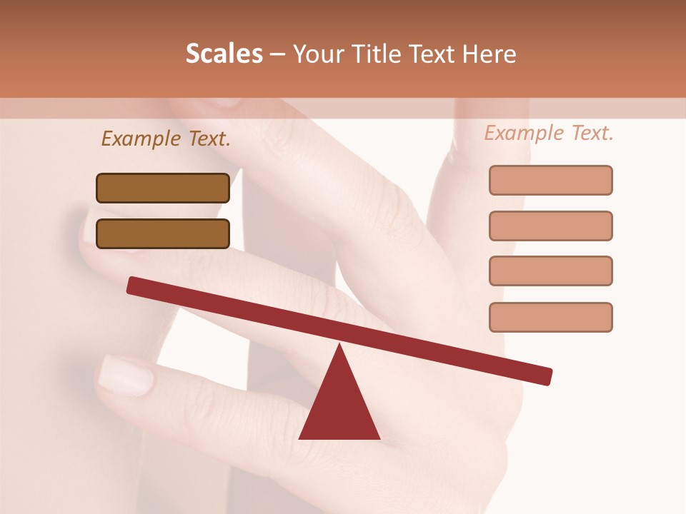 Health Skincare Shoulders PowerPoint Template
