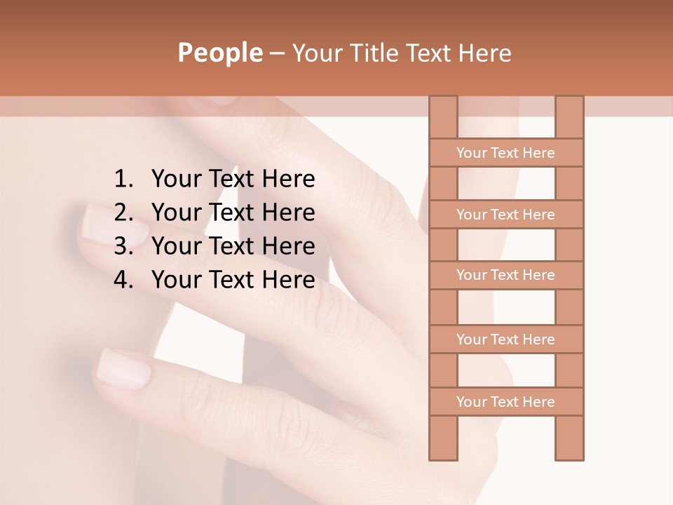Health Skincare Shoulders PowerPoint Template