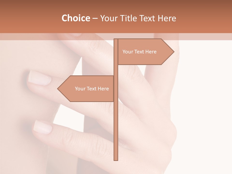 Health Skincare Shoulders PowerPoint Template