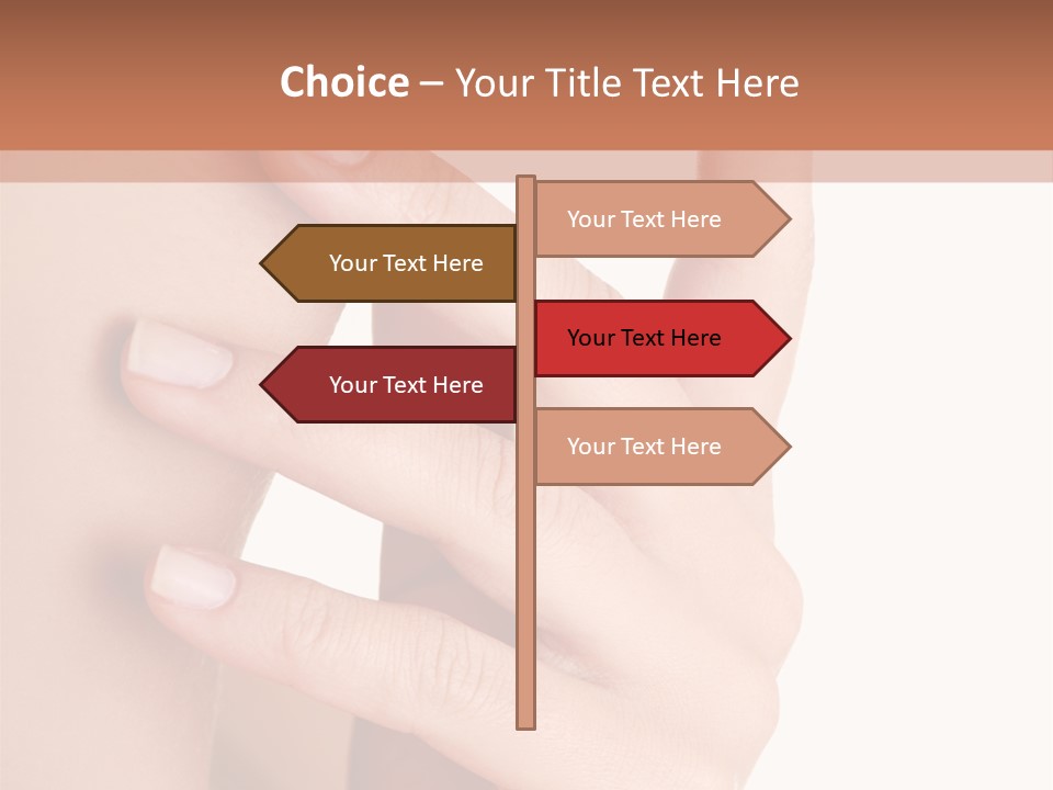 Health Skincare Shoulders PowerPoint Template