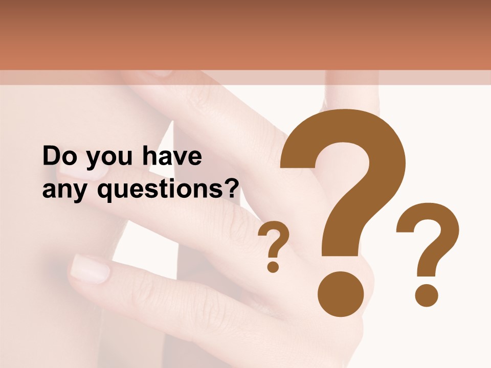 Health Skincare Shoulders PowerPoint Template