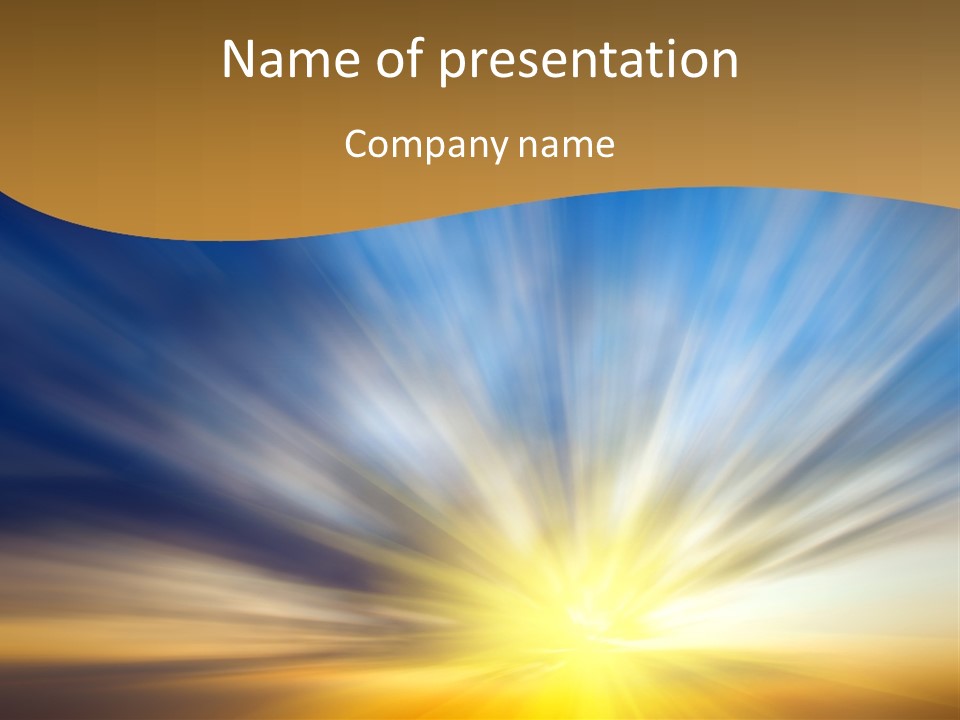 Dramatic Dream Hot PowerPoint Template