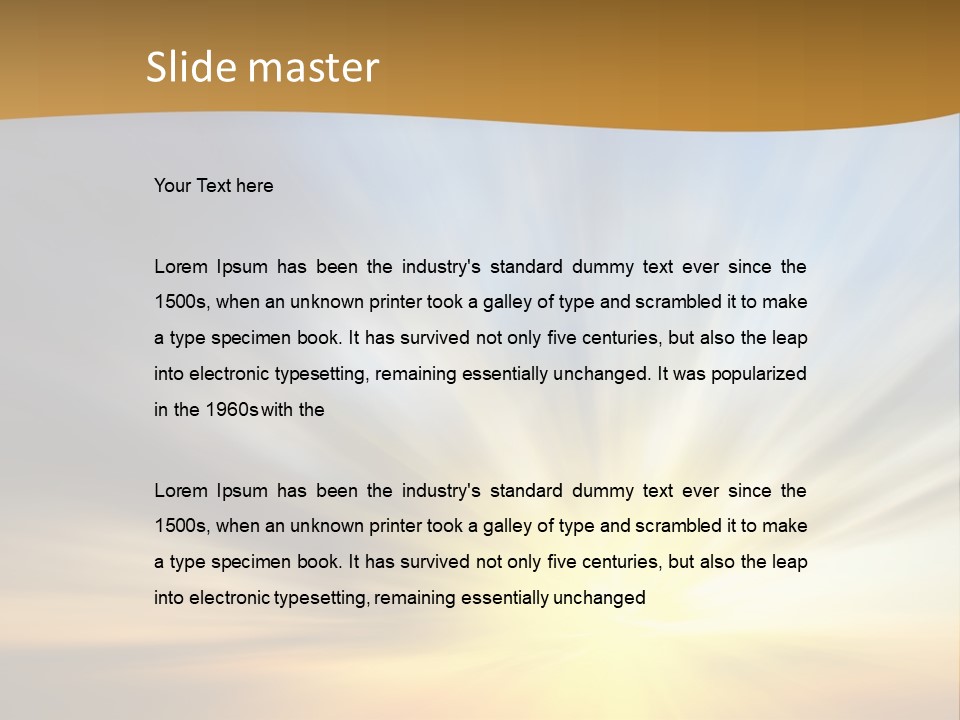 Dramatic Dream Hot PowerPoint Template