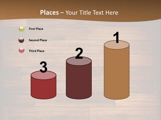 A Wooden Floor With A Brown Background PowerPoint Template