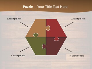 A Wooden Floor With A Brown Background PowerPoint Template
