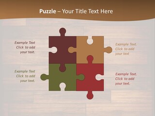 A Wooden Floor With A Brown Background PowerPoint Template