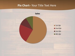 A Wooden Floor With A Brown Background PowerPoint Template