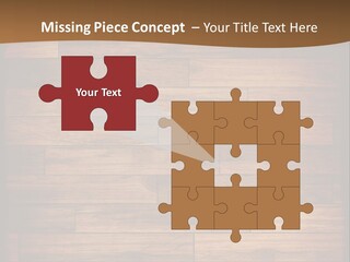 A Wooden Floor With A Brown Background PowerPoint Template
