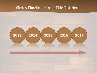 A Wooden Floor With A Brown Background PowerPoint Template