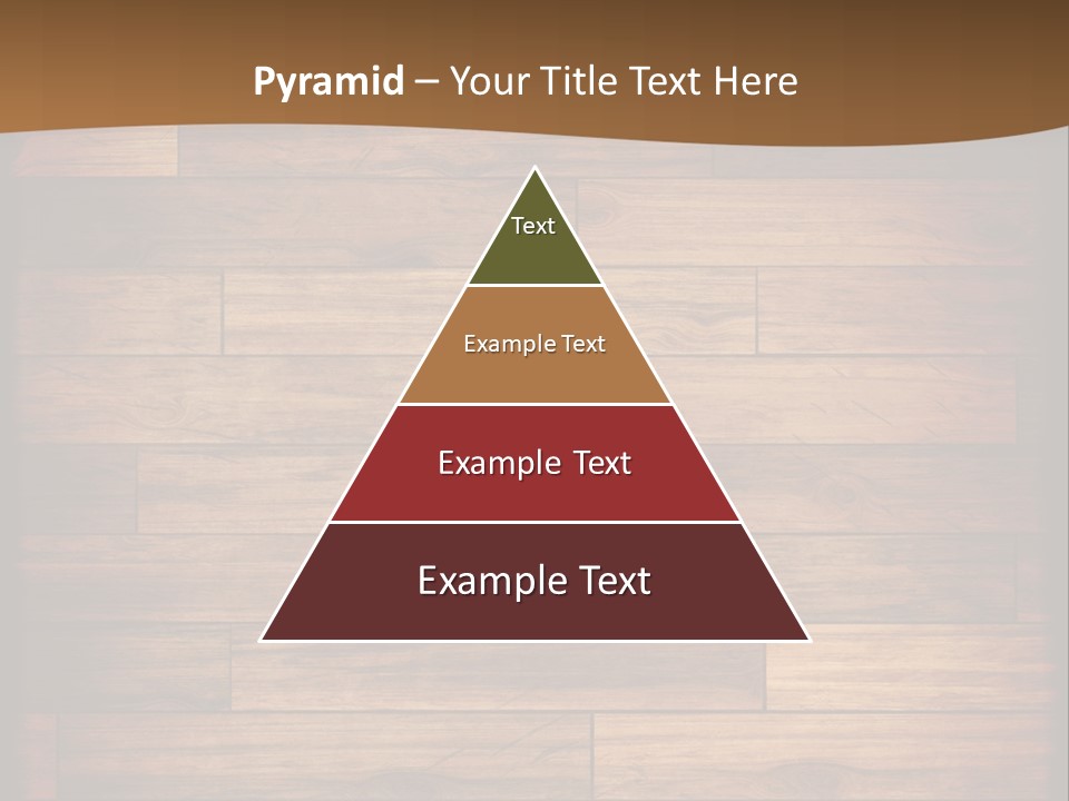 A Wooden Floor With A Brown Background PowerPoint Template