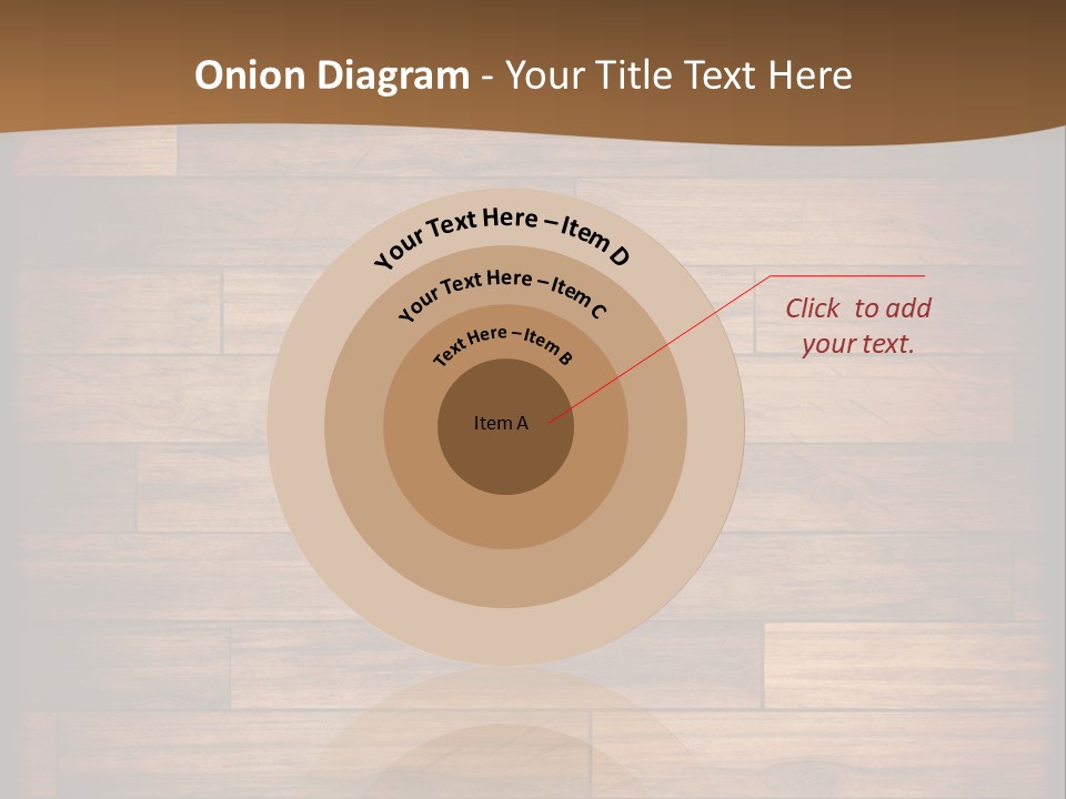 A Wooden Floor With A Brown Background PowerPoint Template