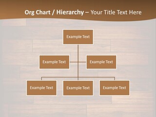 A Wooden Floor With A Brown Background PowerPoint Template