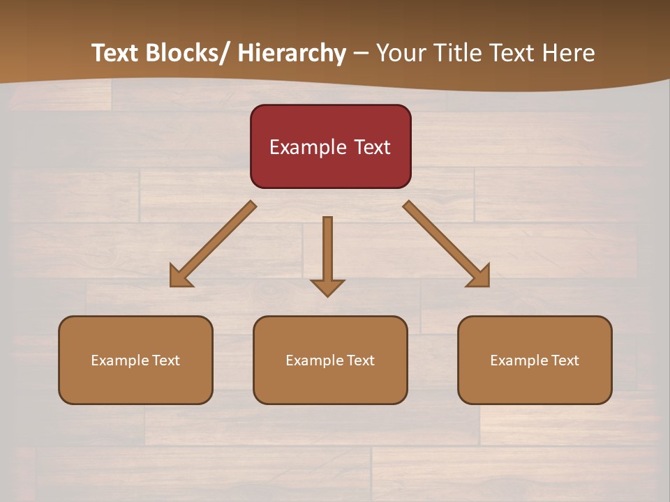 A Wooden Floor With A Brown Background PowerPoint Template