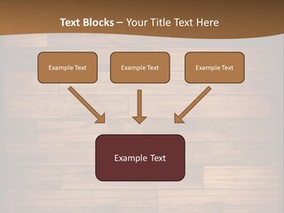 A Wooden Floor With A Brown Background PowerPoint Template