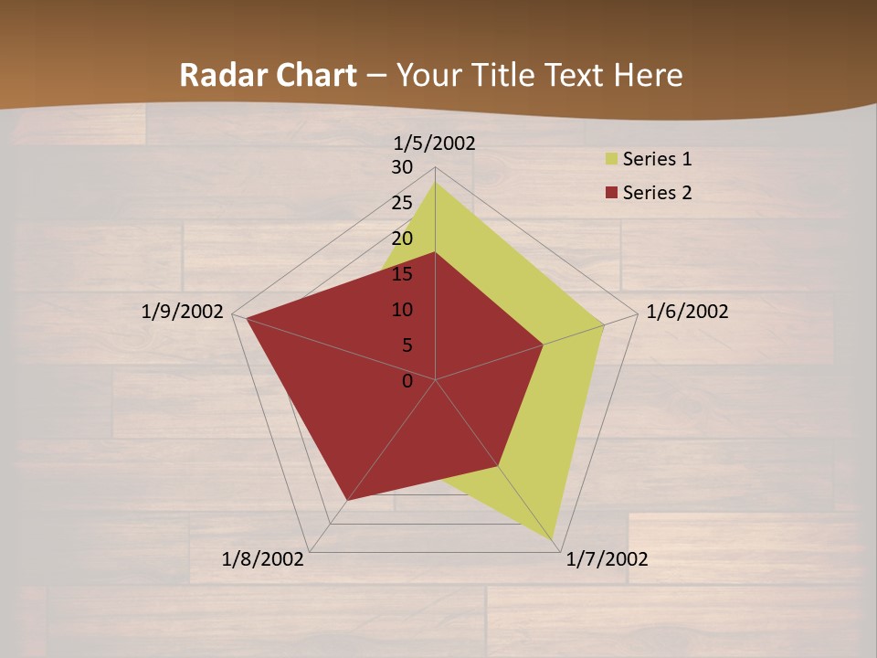 A Wooden Floor With A Brown Background PowerPoint Template