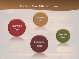 A Wooden Floor With A Brown Background PowerPoint Template