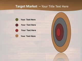 A Wooden Floor With A Brown Background PowerPoint Template